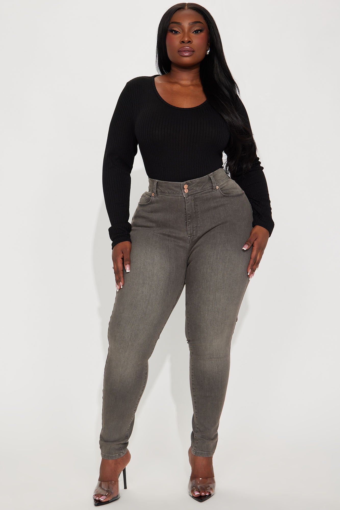 Emelia Ribbed Top - Black sold by Fashion Nova product image thumbnail 5