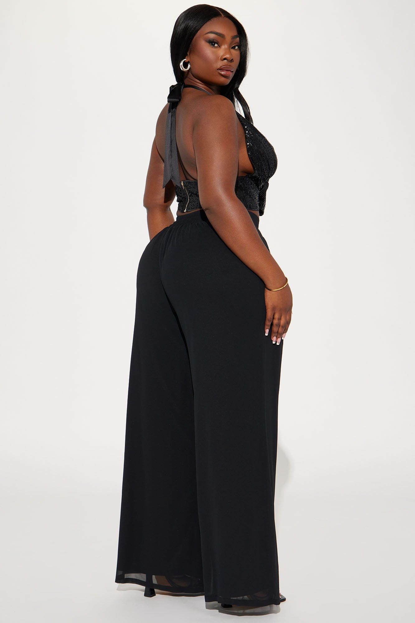 Illuminate Sequin Pant Set - Black sold by Fashion Nova product image thumbnail 6