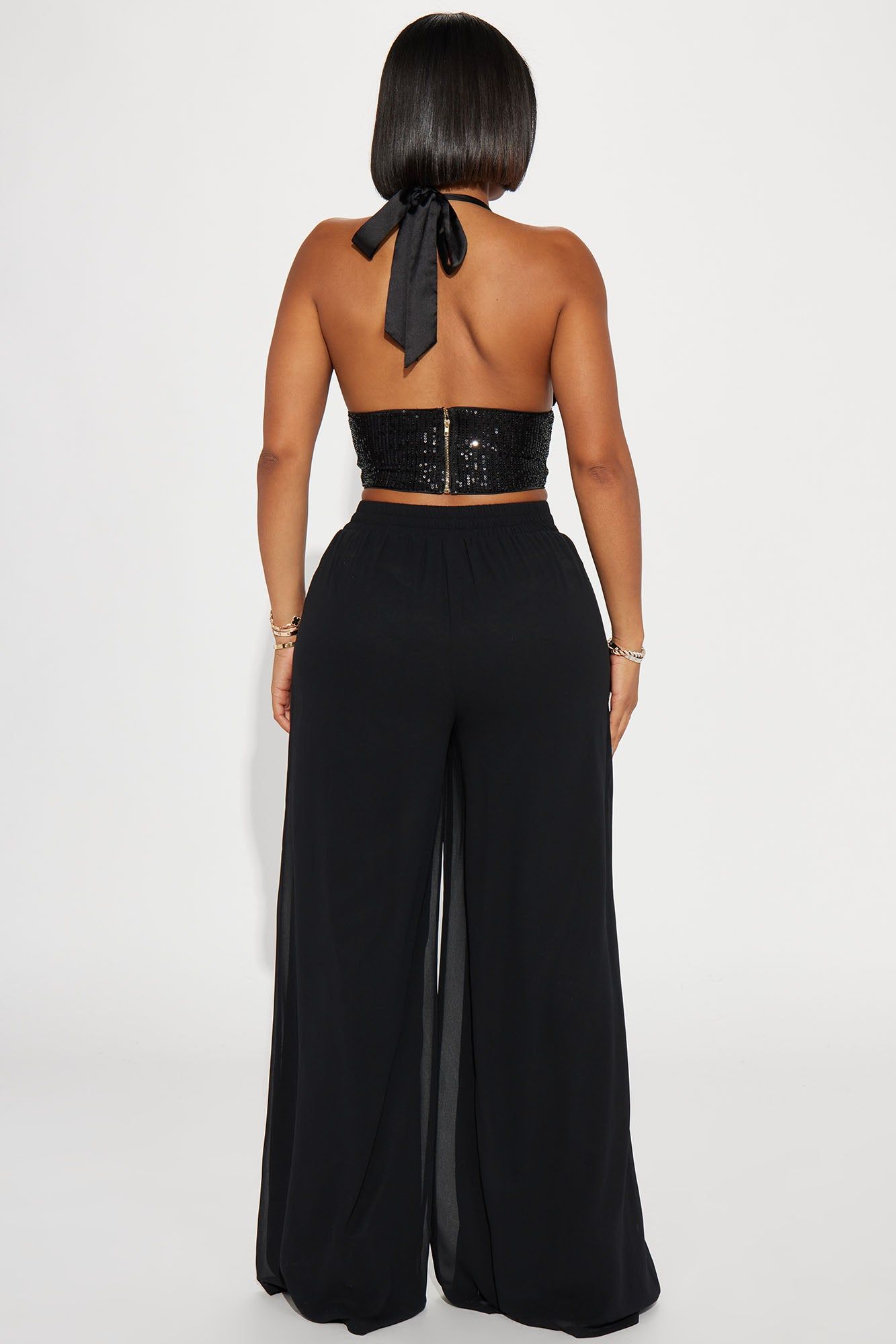 Illuminate Sequin Pant Set - Black sold by Fashion Nova product image thumbnail 3