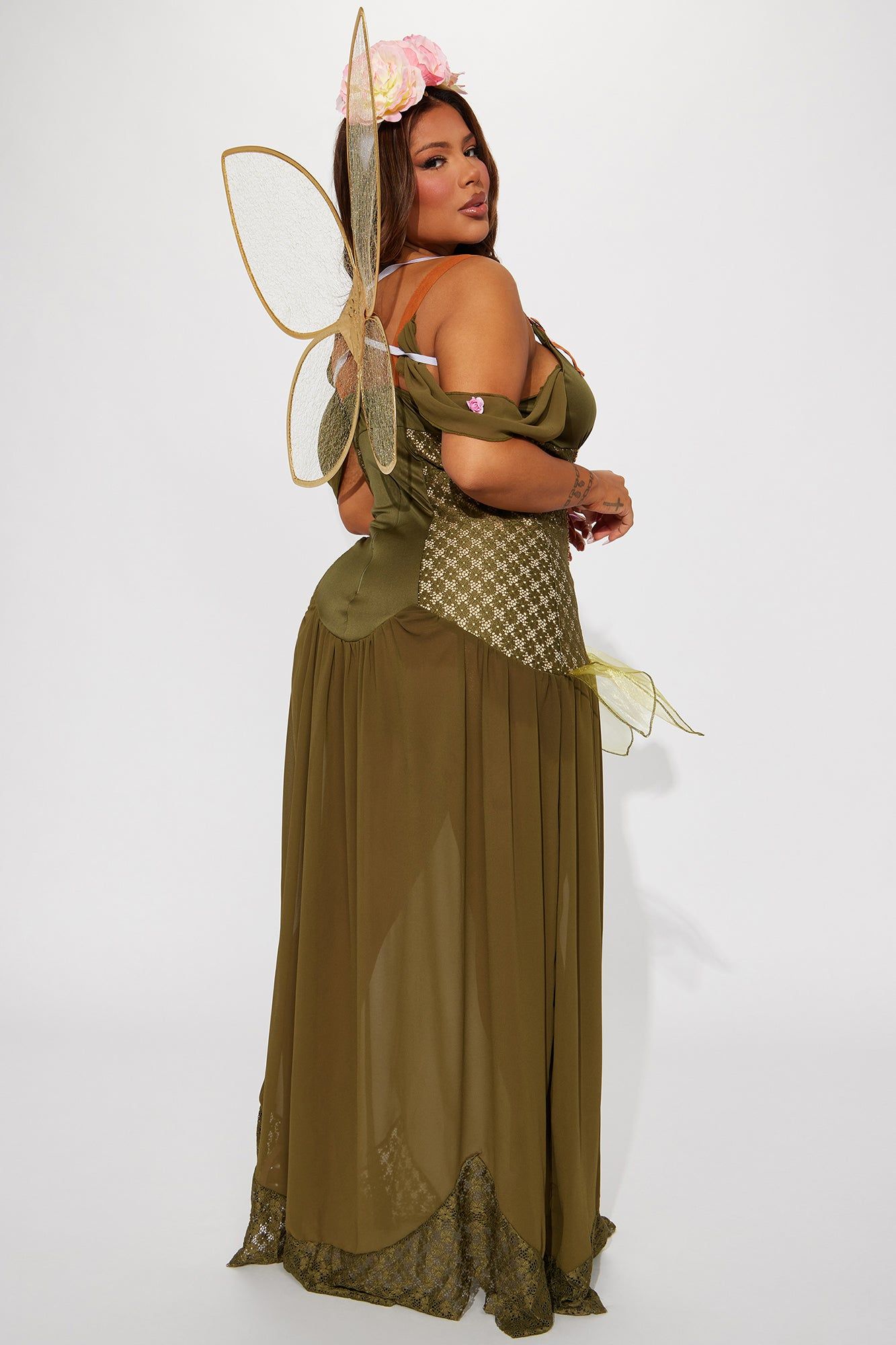 Flower Fairy 3 Piece Costume Set - Green sold by Fashion Nova product image thumbnail 7