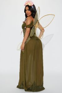 Flower Fairy 3 Piece Costume Set - Green sold by Fashion Nova