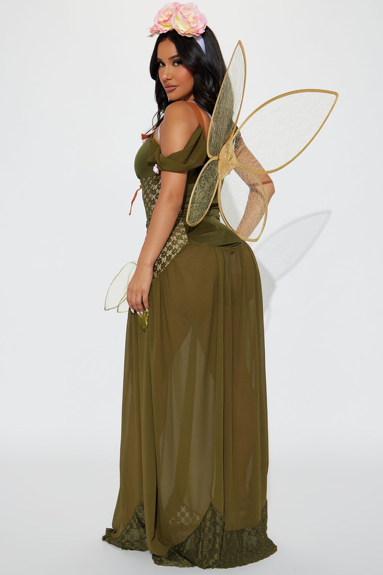 Flower Fairy 3 Piece Costume Set - Green sold by Fashion Nova product image thumbnail 3
