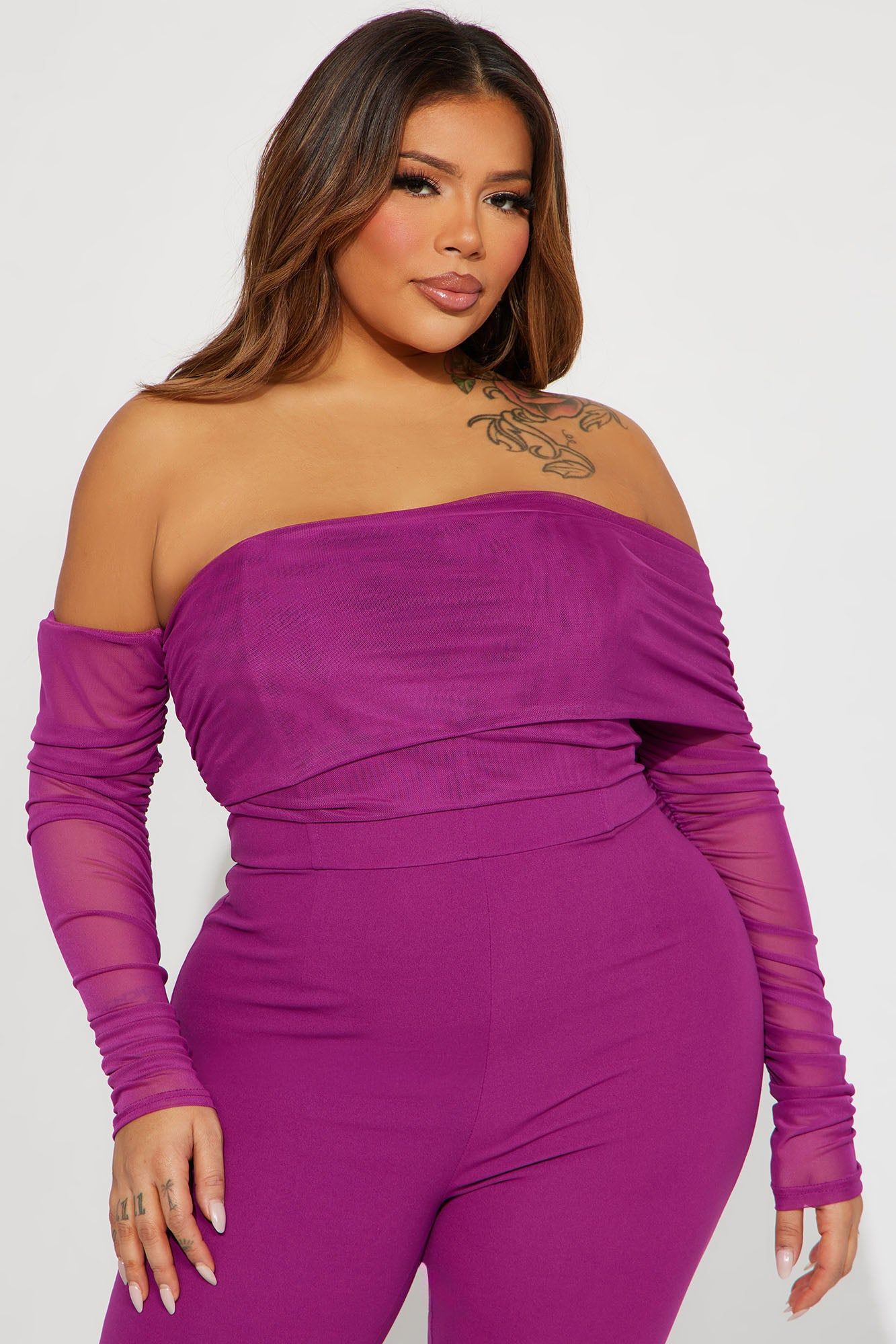 Pretty Date Jumpsuit - Magenta sold by Fashion Nova product image thumbnail 5