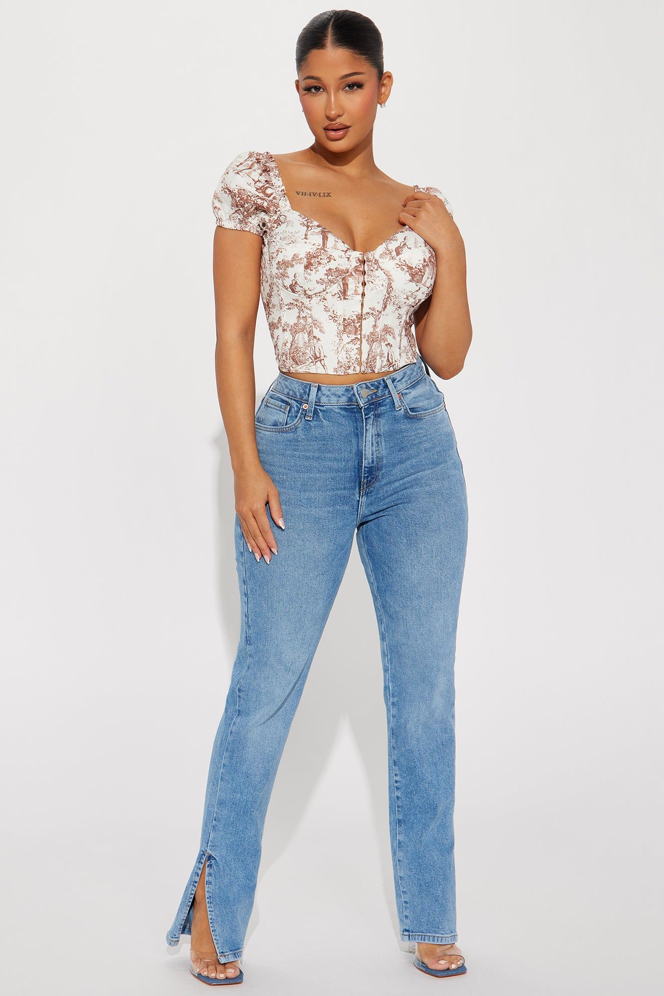 Bristol Corset Top - Ivory/combo sold by Fashion Nova product image thumbnail 2