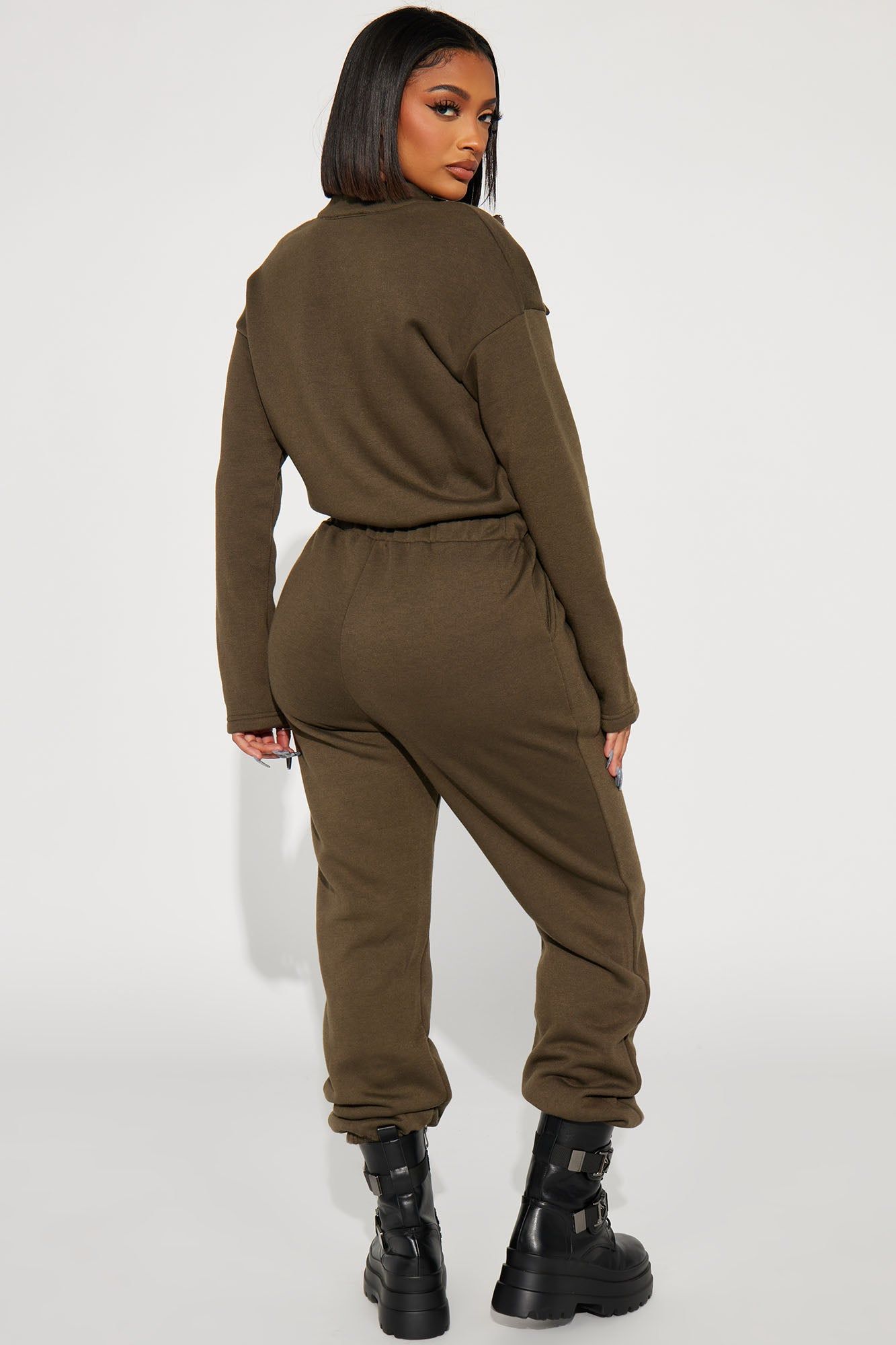 Part Of The Story Jumpsuit - Olive sold by Fashion Nova product image thumbnail 3