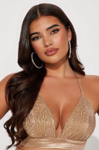 Carmen Floral Maxi Gown - White sold by Fashion Nova