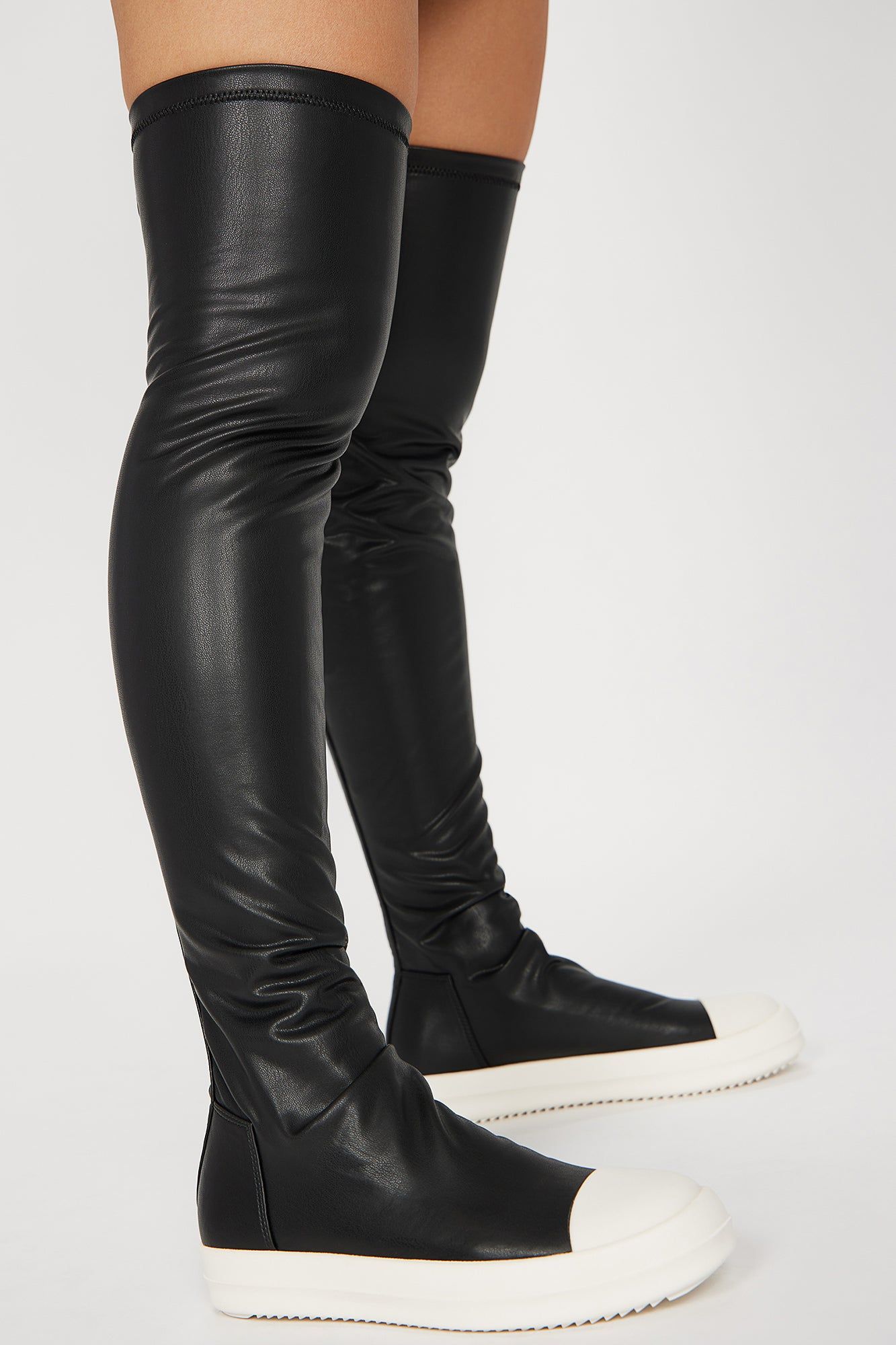 Loren Over The Knee Boots - Black sold by Fashion Nova product image thumbnail 3