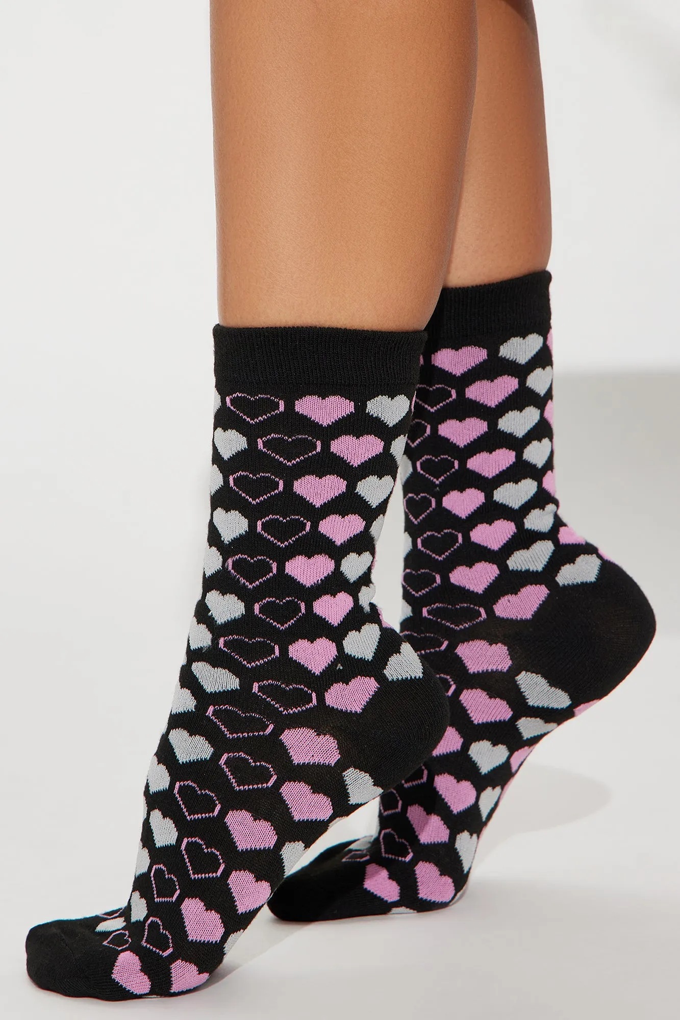 Find Your Loving 3 Pack Socks - Black/combo sold by Fashion Nova product image thumbnail 2