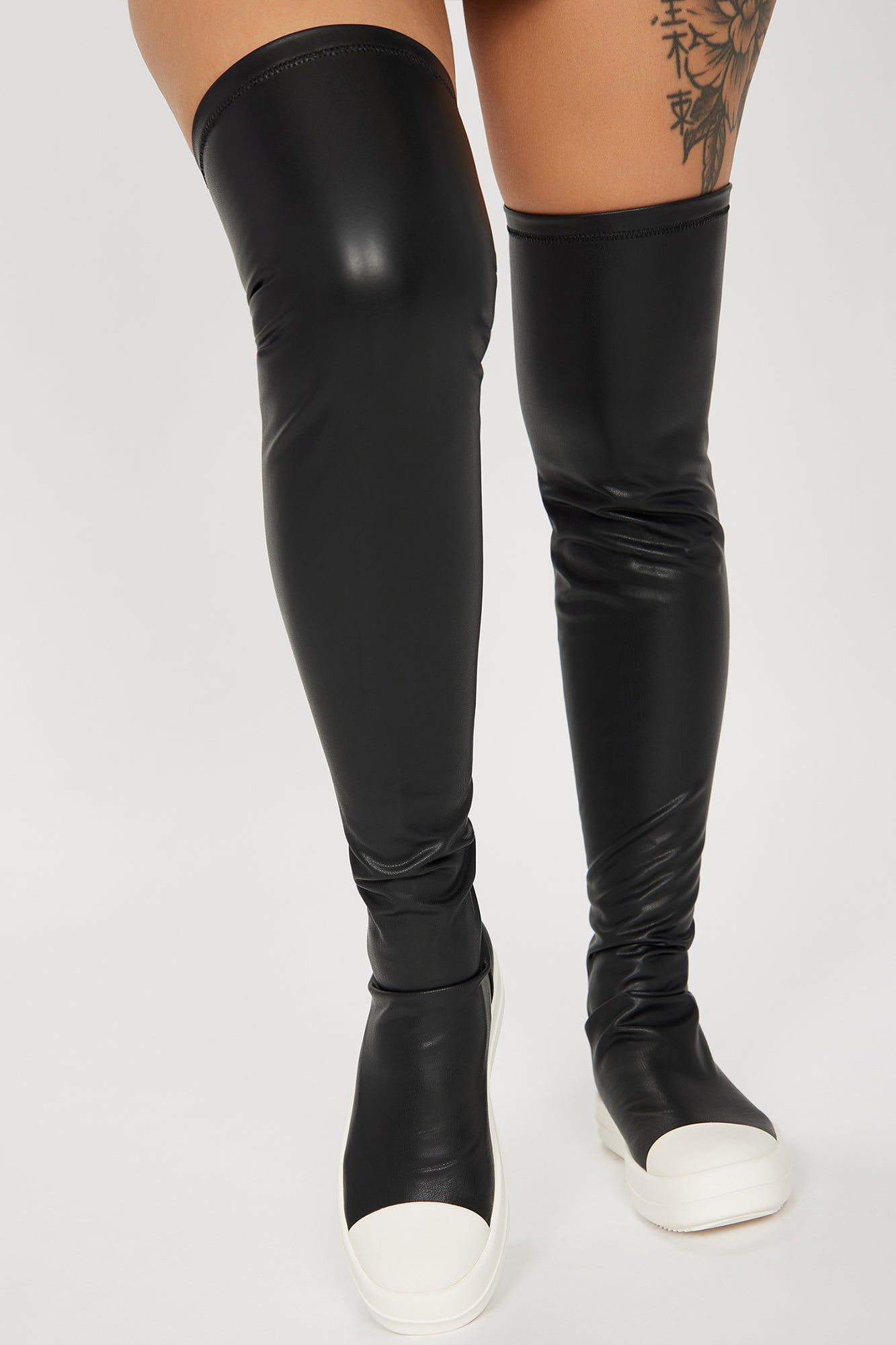 Loren Over The Knee Boots - Black sold by Fashion Nova product image thumbnail 4