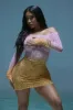 Oh So Seamless Mini Dress - Orange/combo sold by Fashion Nova