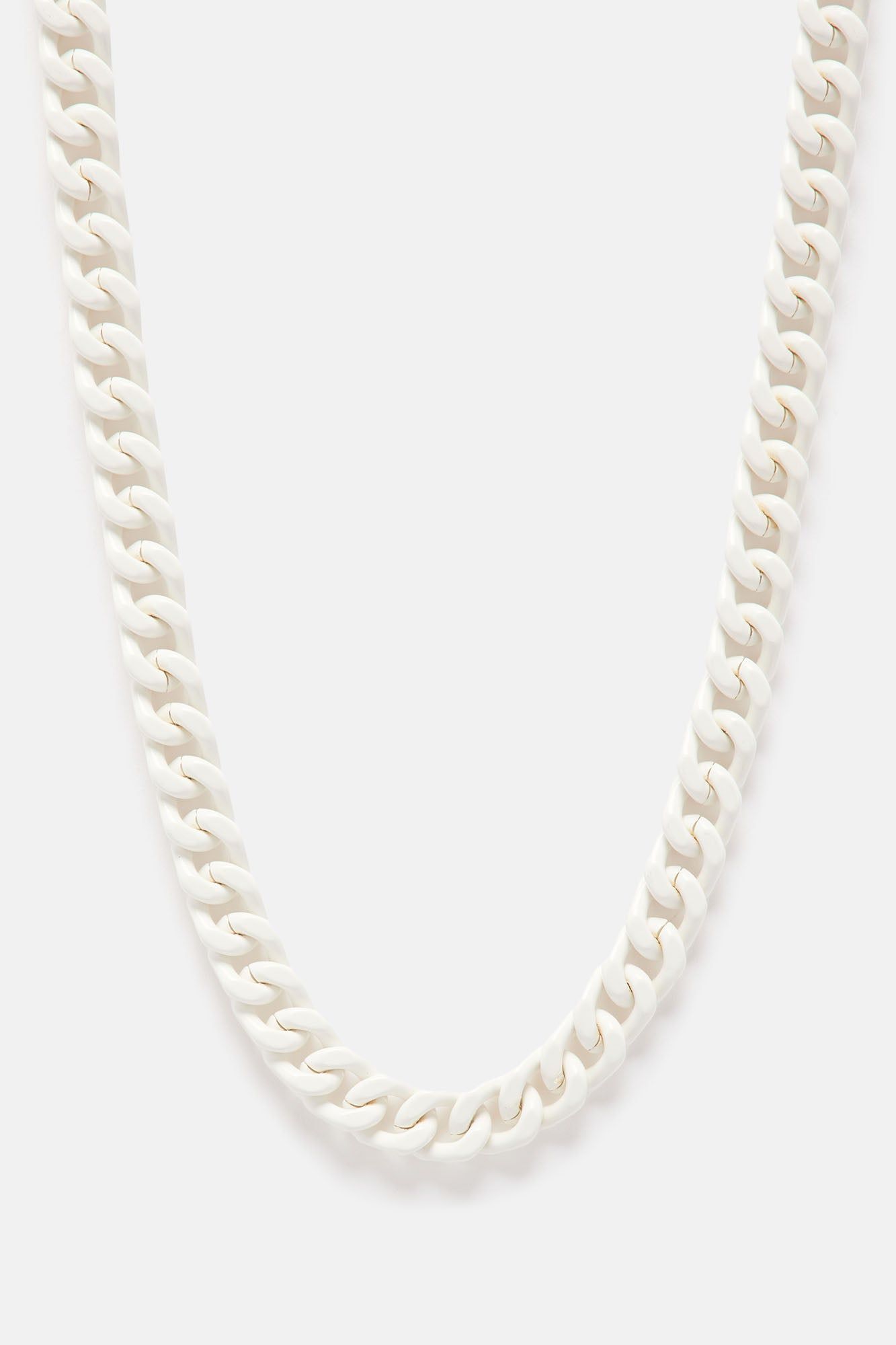 Extreme Cuban Chain Necklace - White sold by Fashion Nova product image thumbnail 2