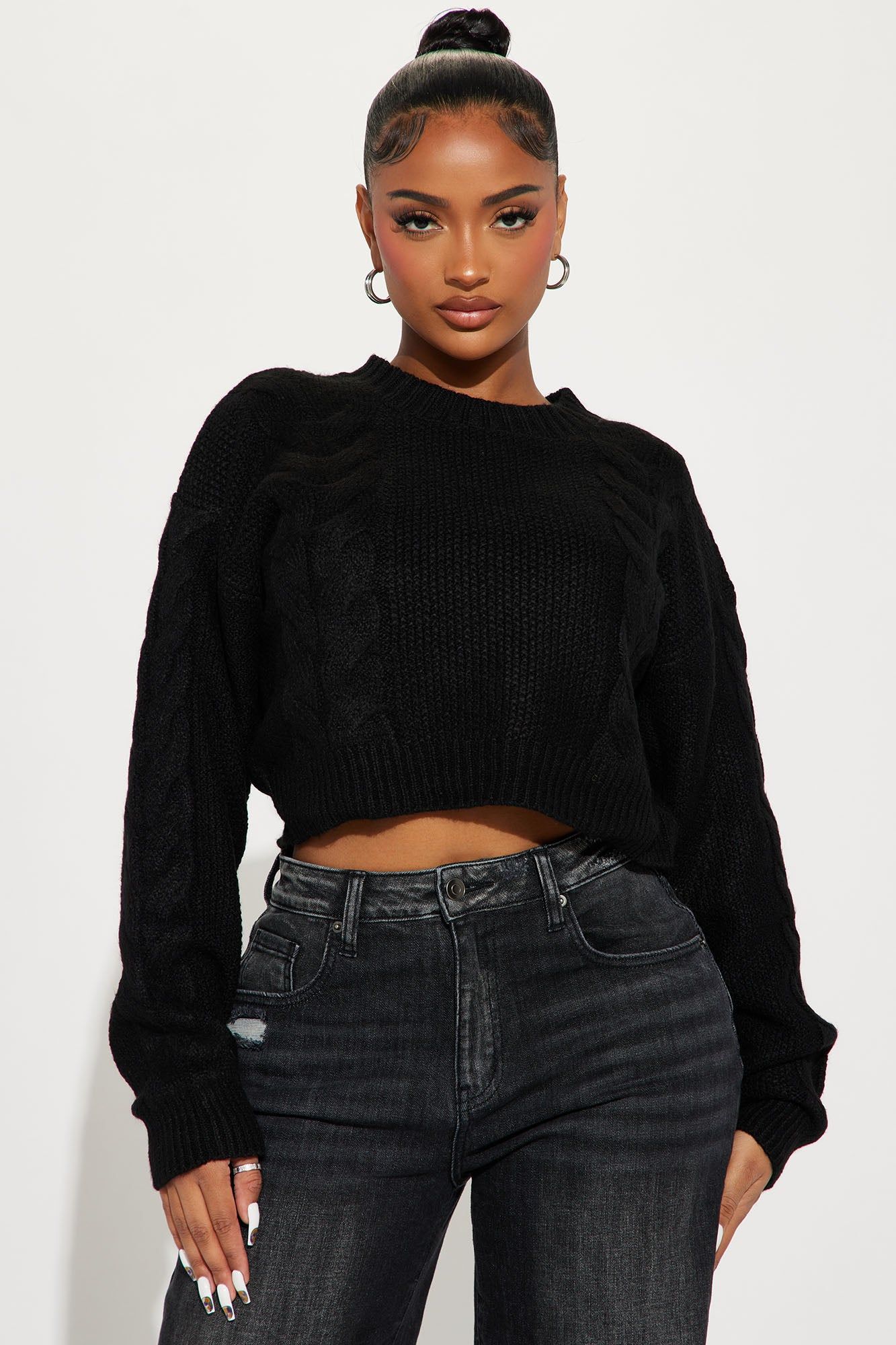 Cassidy Sweater - Black sold by Fashion Nova
