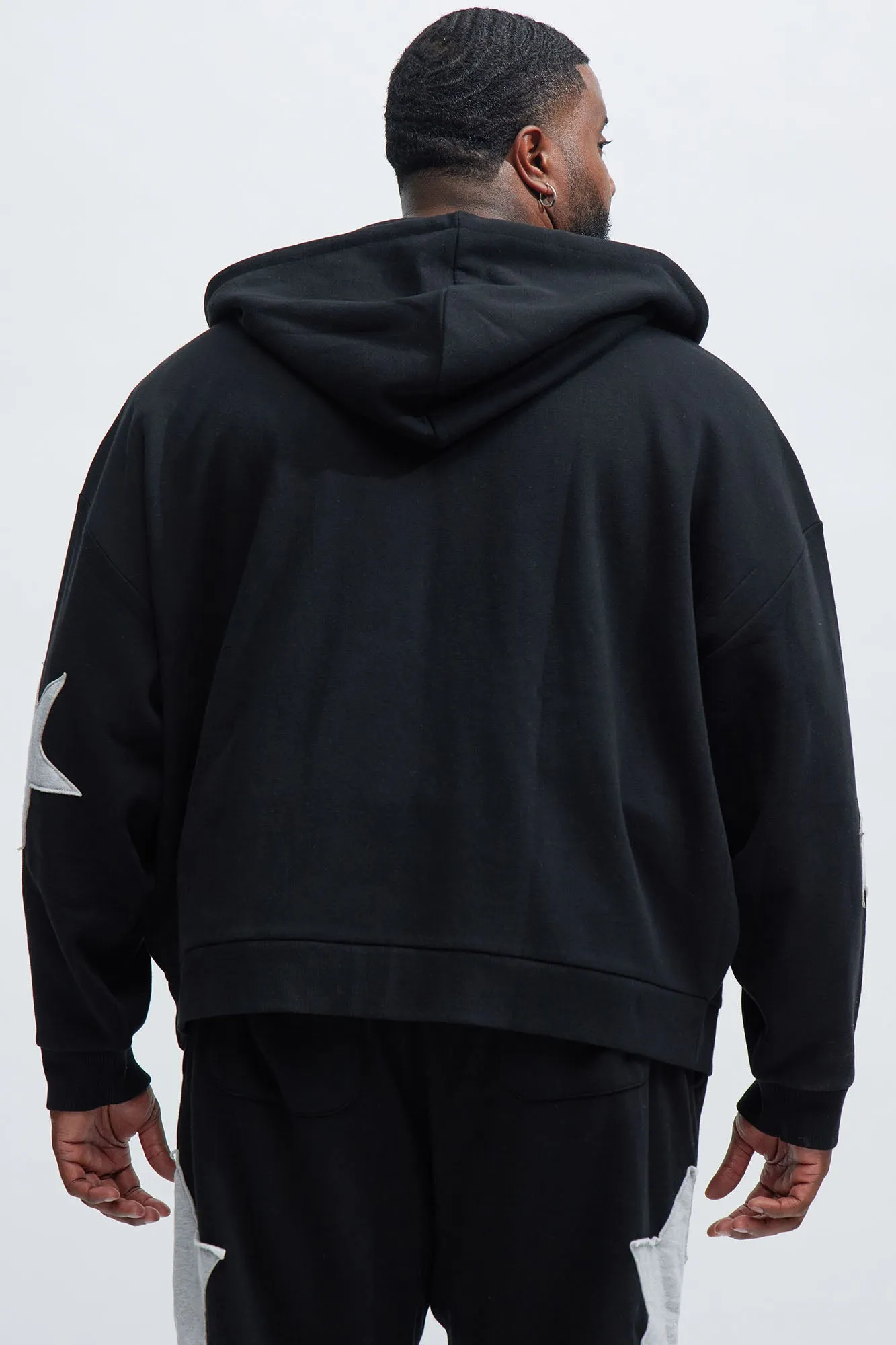Tyson Stars Oversized Hoodie - Black sold by Fashion Nova product image thumbnail 4