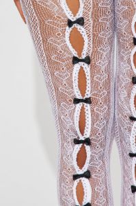 Cutest Of All Bow Tights - White sold by Fashion Nova