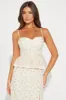 Raya Embroidered Maxi Dress - Cream/combo sold by Fashion Nova