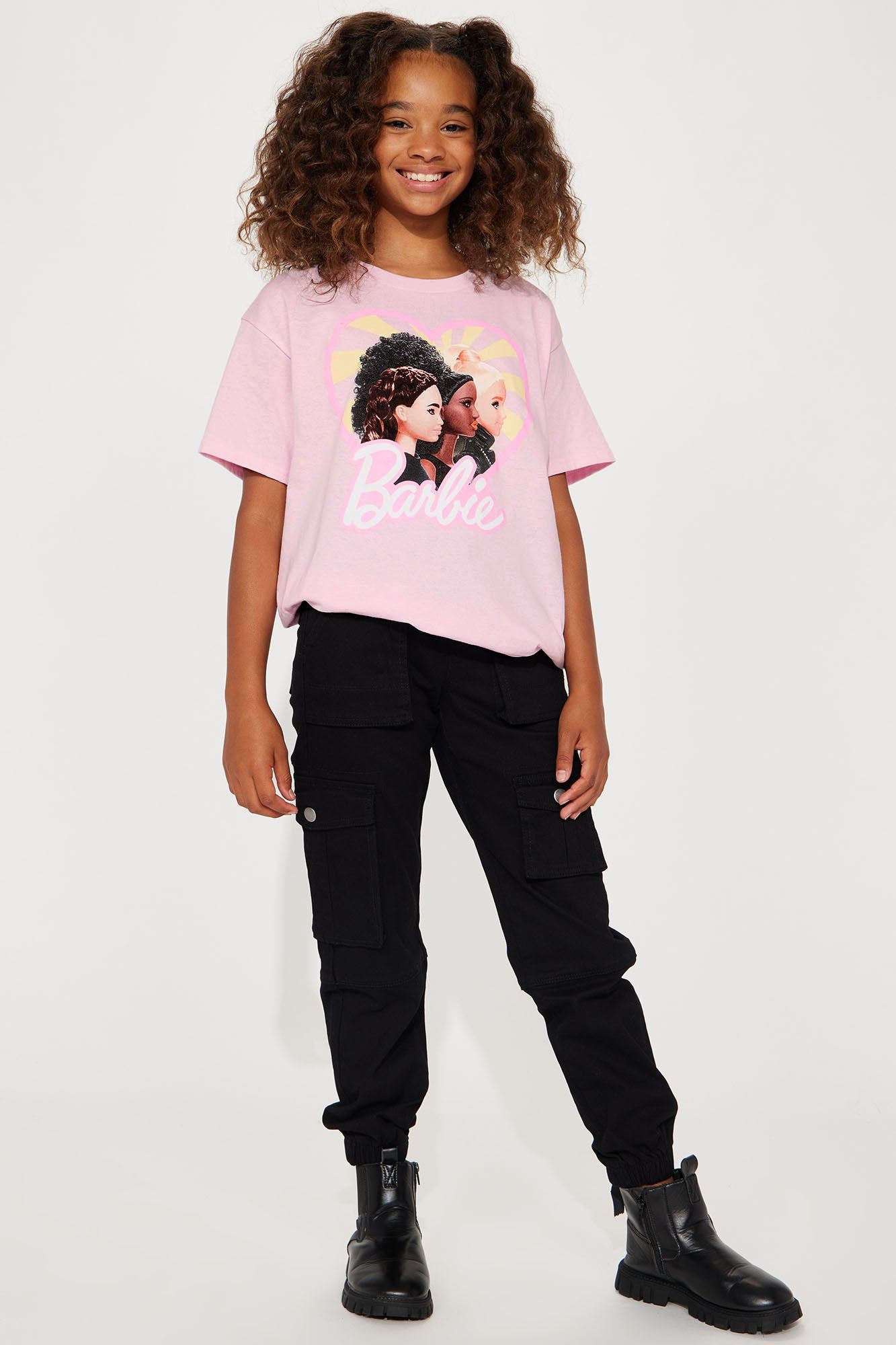 Mini Barbie Love My Squad Short Sleeve Tee - Pink sold by Fashion Nova product image thumbnail 2