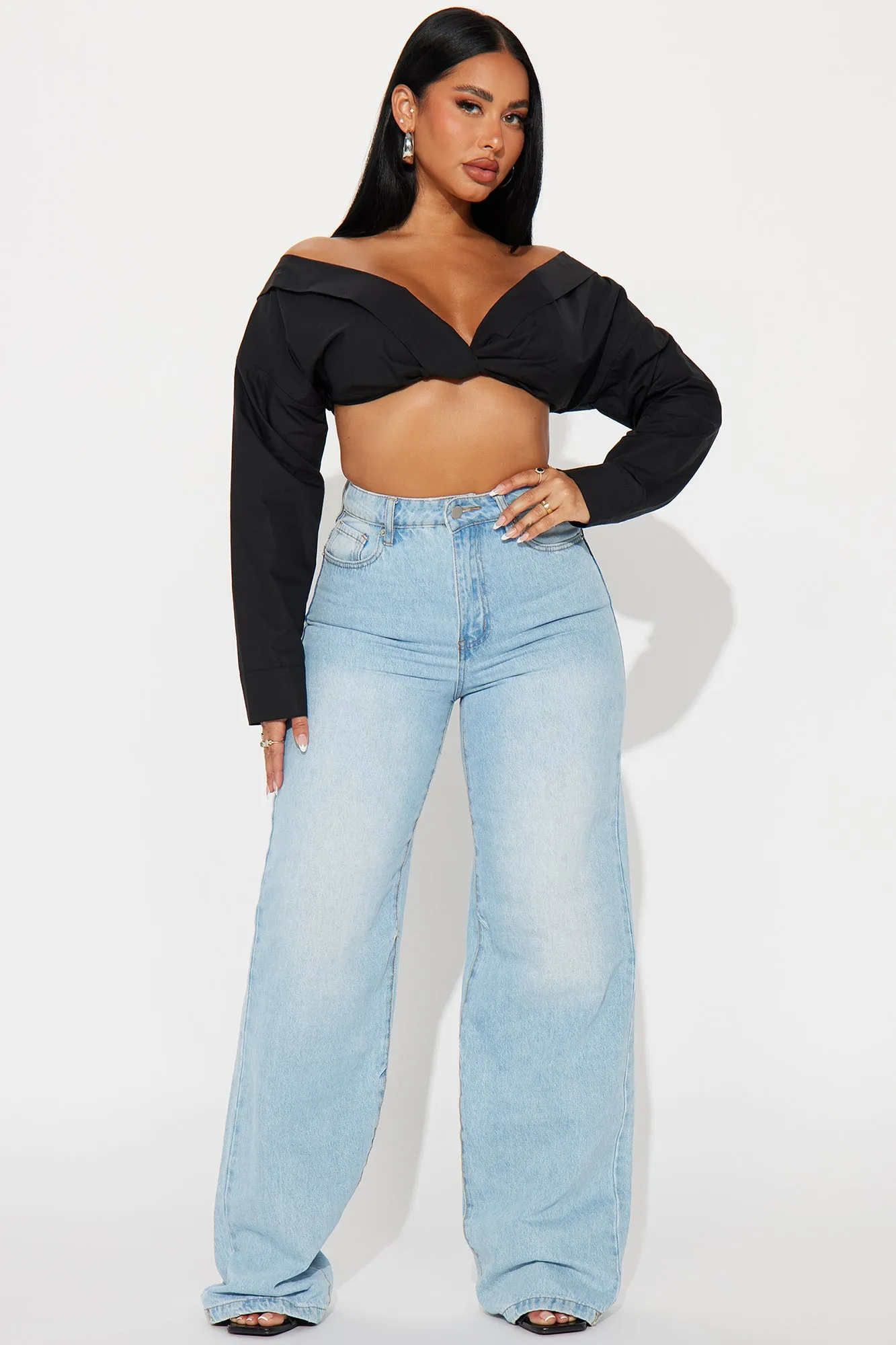 Weekend Vibe Blouse Top - Black sold by Fashion Nova product image thumbnail 2