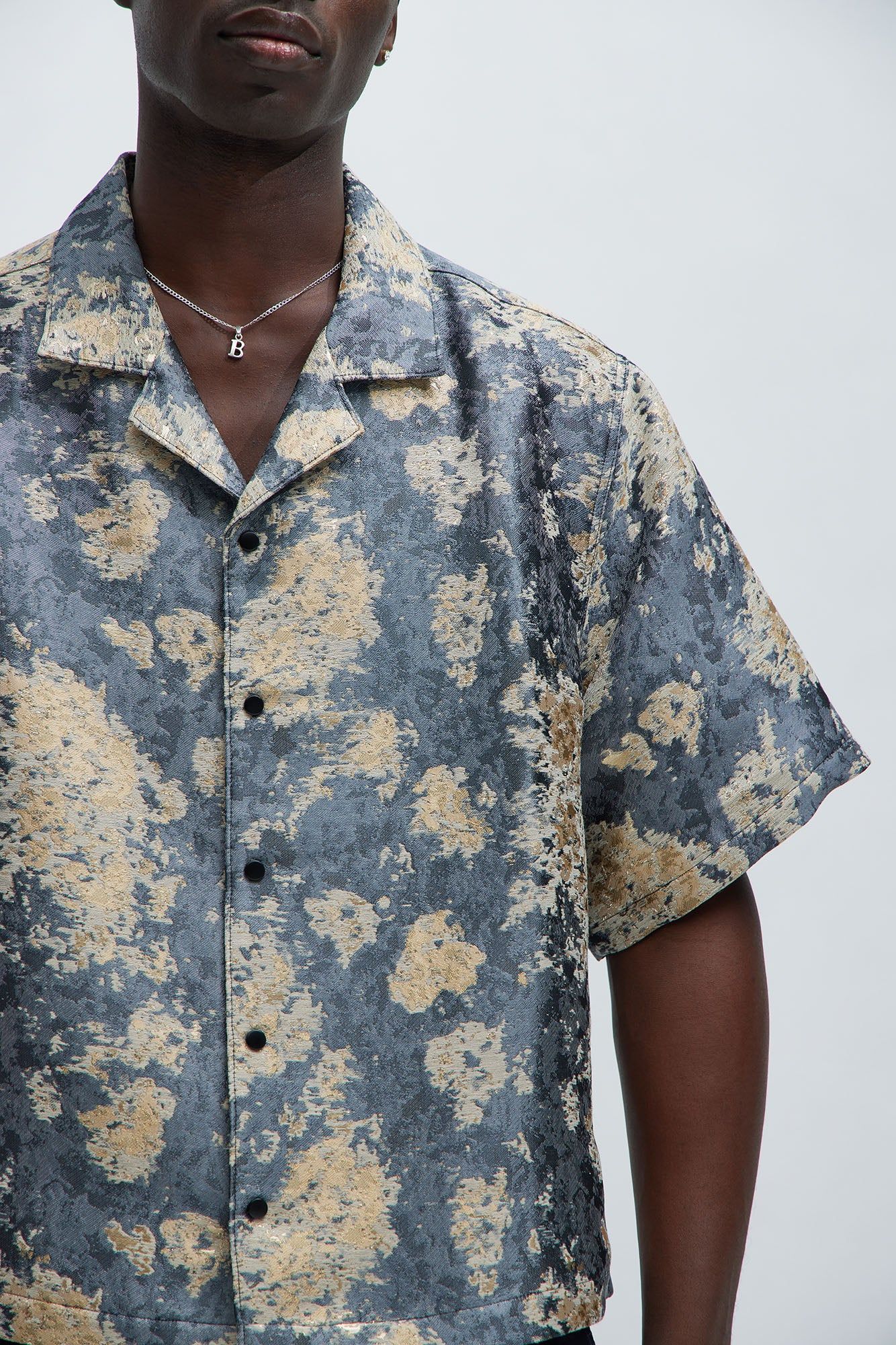 Baffin Bay Boxy Shirt - Blue/combo sold by Fashion Nova product image thumbnail 3