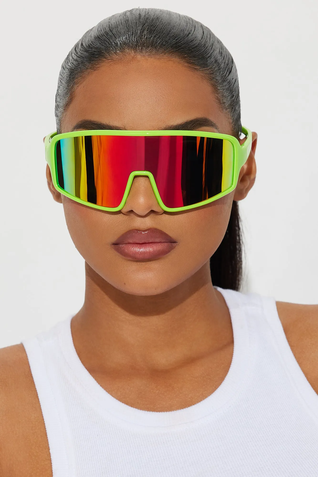 F1 Las Vegas Sunglasses - Green sold by Fashion Nova product image thumbnail 2