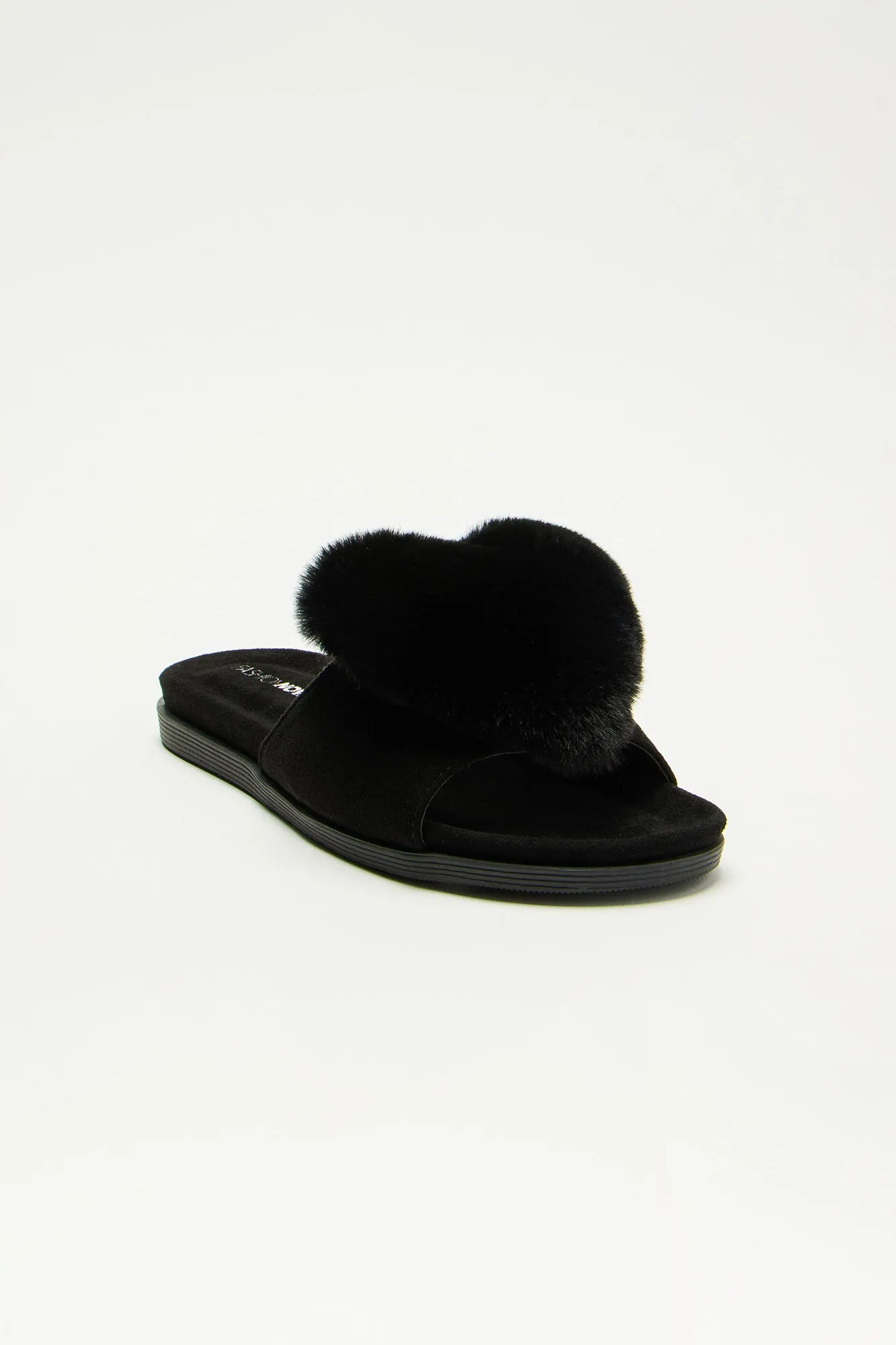 Arylee Heart Slippers - Black sold by Fashion Nova product image thumbnail 4