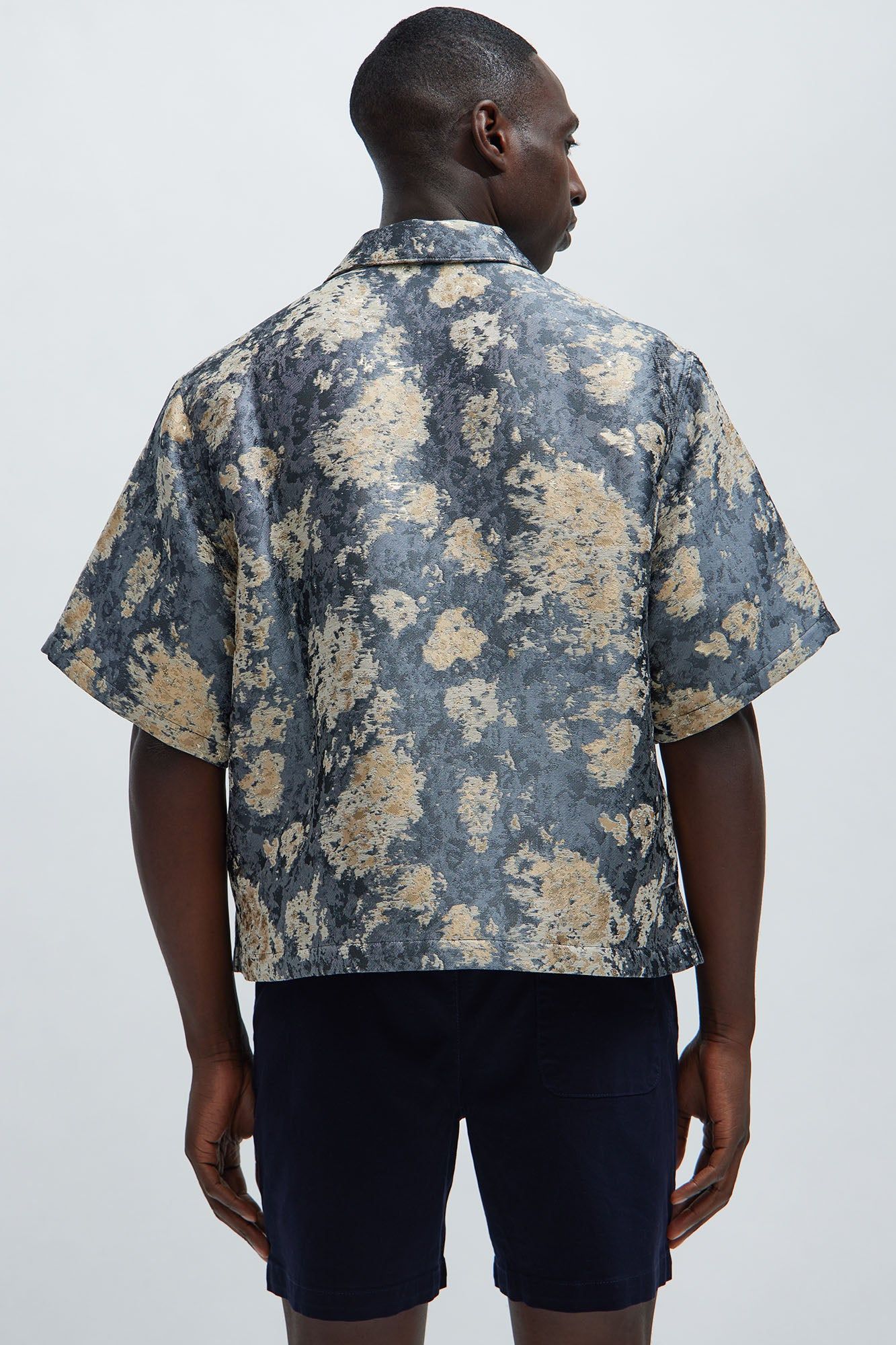 Baffin Bay Boxy Shirt - Blue/combo sold by Fashion Nova product image thumbnail 4