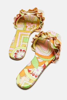 Absolutely Need Flat Sandals - Yellow/combo sold by Fashion Nova