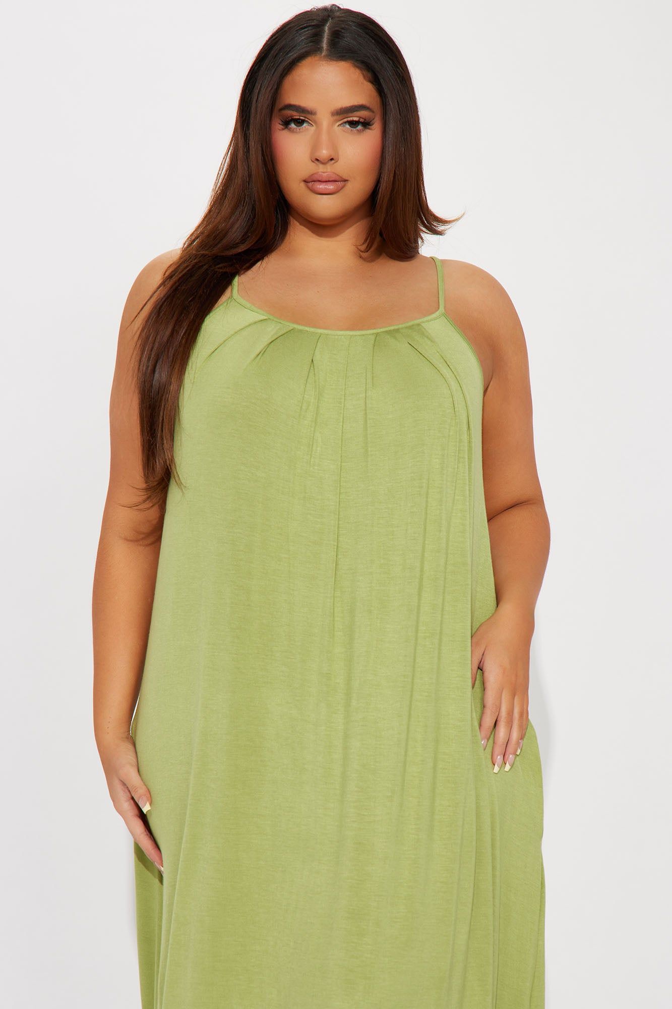Grace Maxi Dress - Olive sold by Fashion Nova product image thumbnail 2