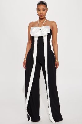 Greatest Gift Jumpsuit - Black sold by Fashion Nova