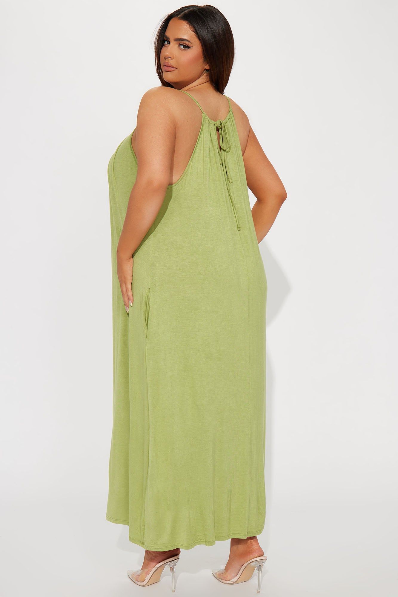 Grace Maxi Dress - Olive sold by Fashion Nova product image thumbnail 3