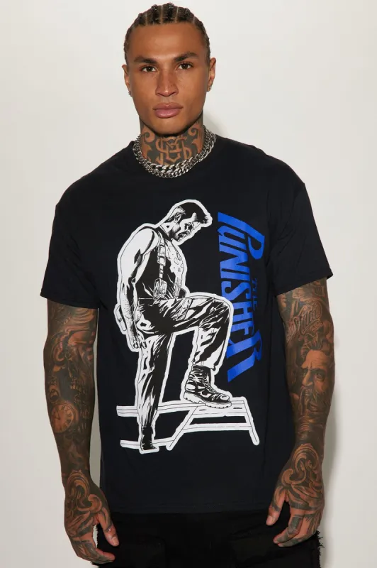 The Punisher Rise Up Short Sleeve Tee - Black sold by Fashion Nova