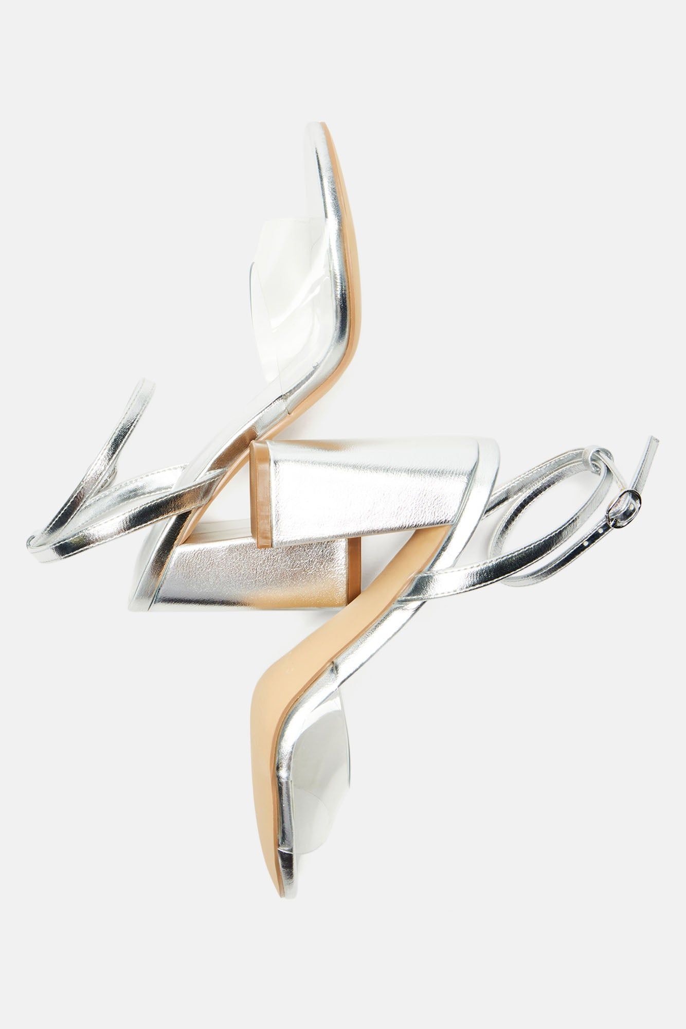 Keeping Up With You Heels - Silver sold by Fashion Nova product image thumbnail 5