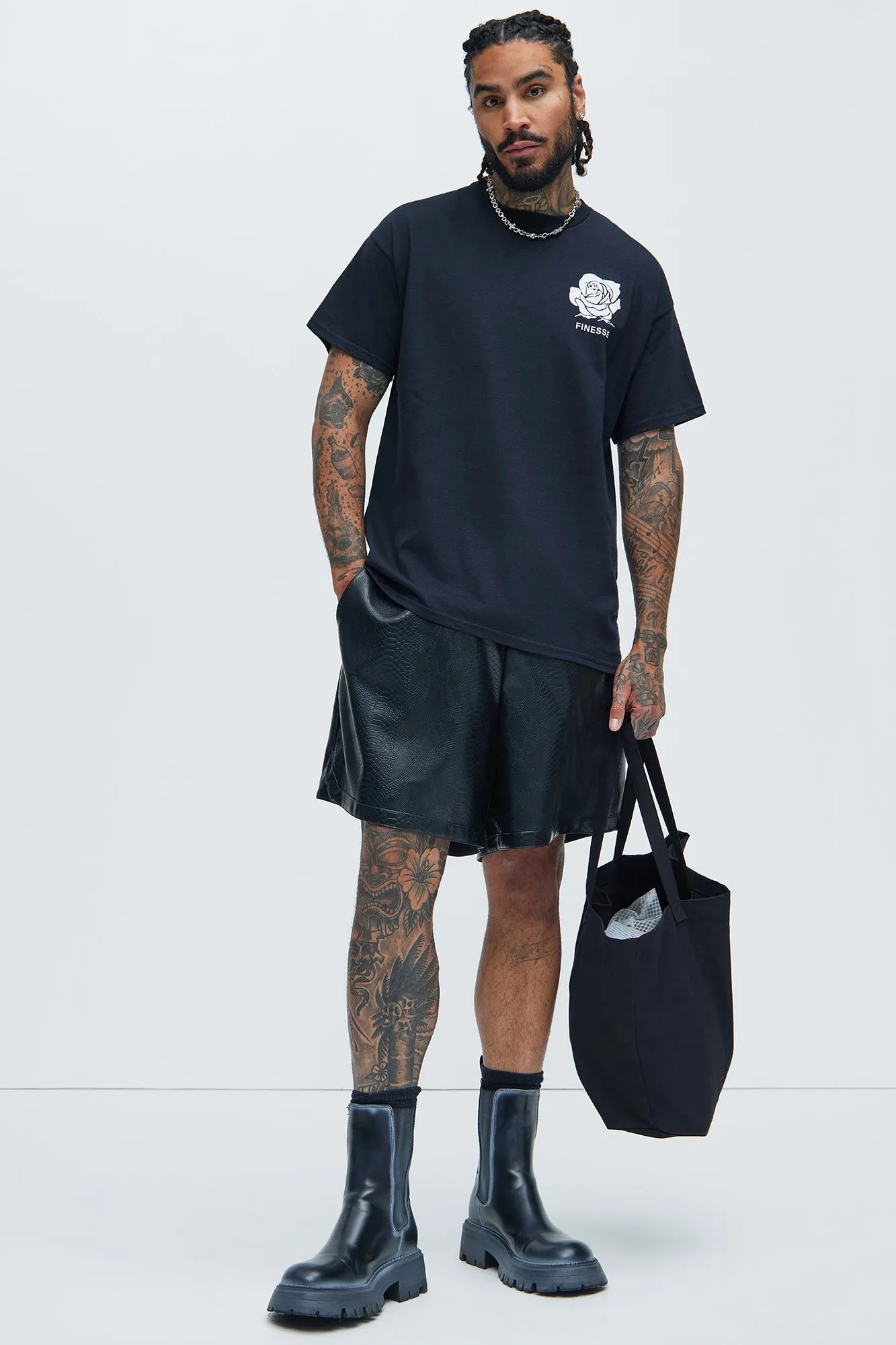 Finesse Forever Oversized Short Sleeve Tee - Black sold by Fashion Nova product image thumbnail 2