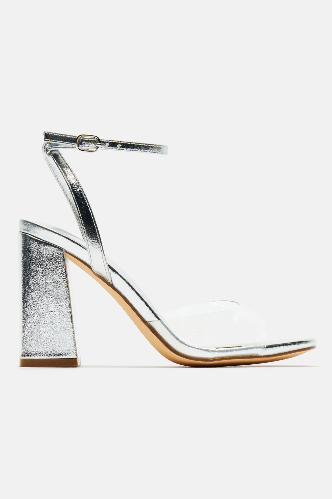 Keeping Up With You Heels - Silver sold by Fashion Nova product image thumbnail 4