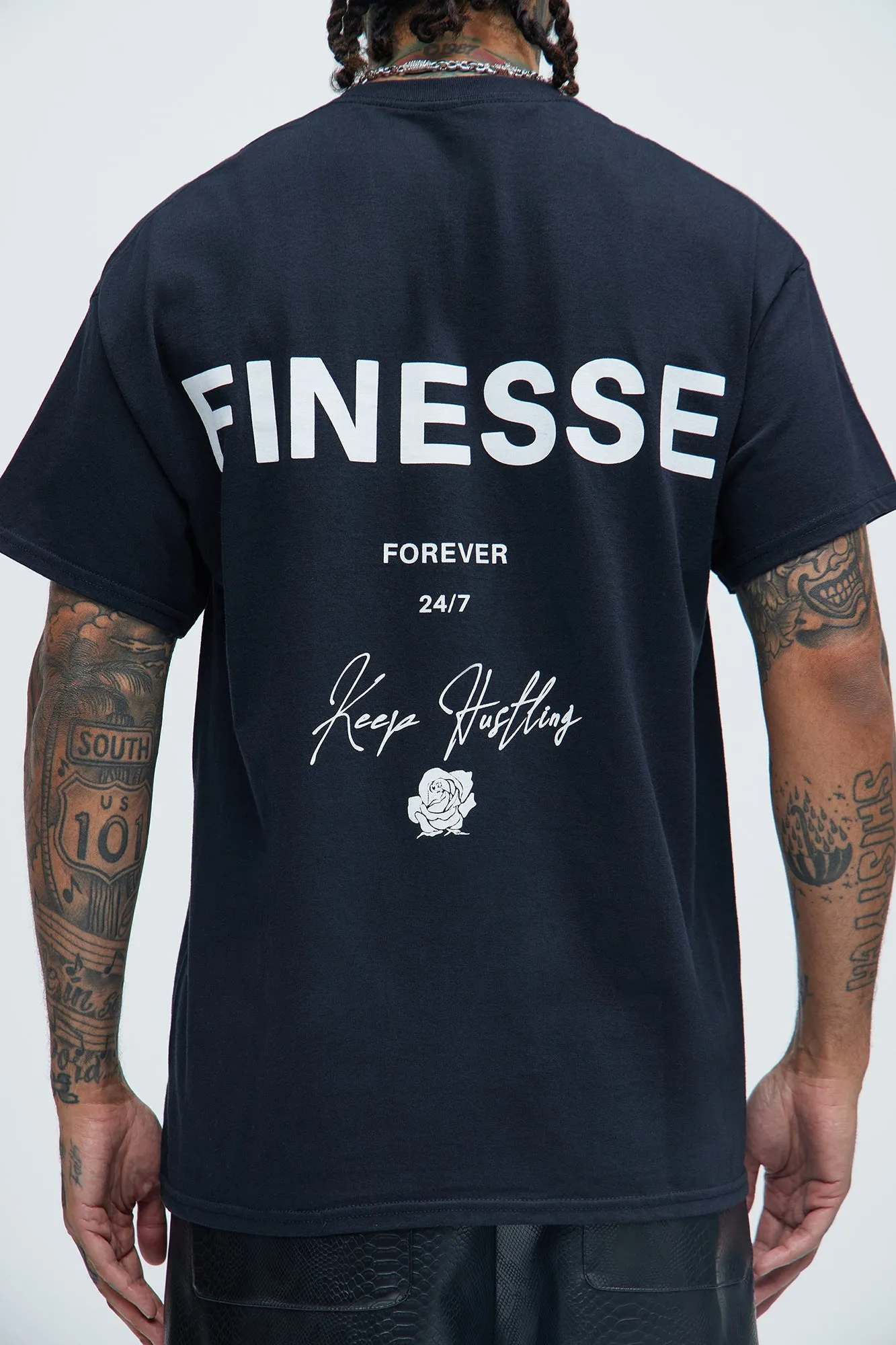 Finesse Forever Oversized Short Sleeve Tee - Black sold by Fashion Nova product image thumbnail 3