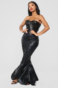 Mermaid Mistress Costume - Black sold by Fashion Nova