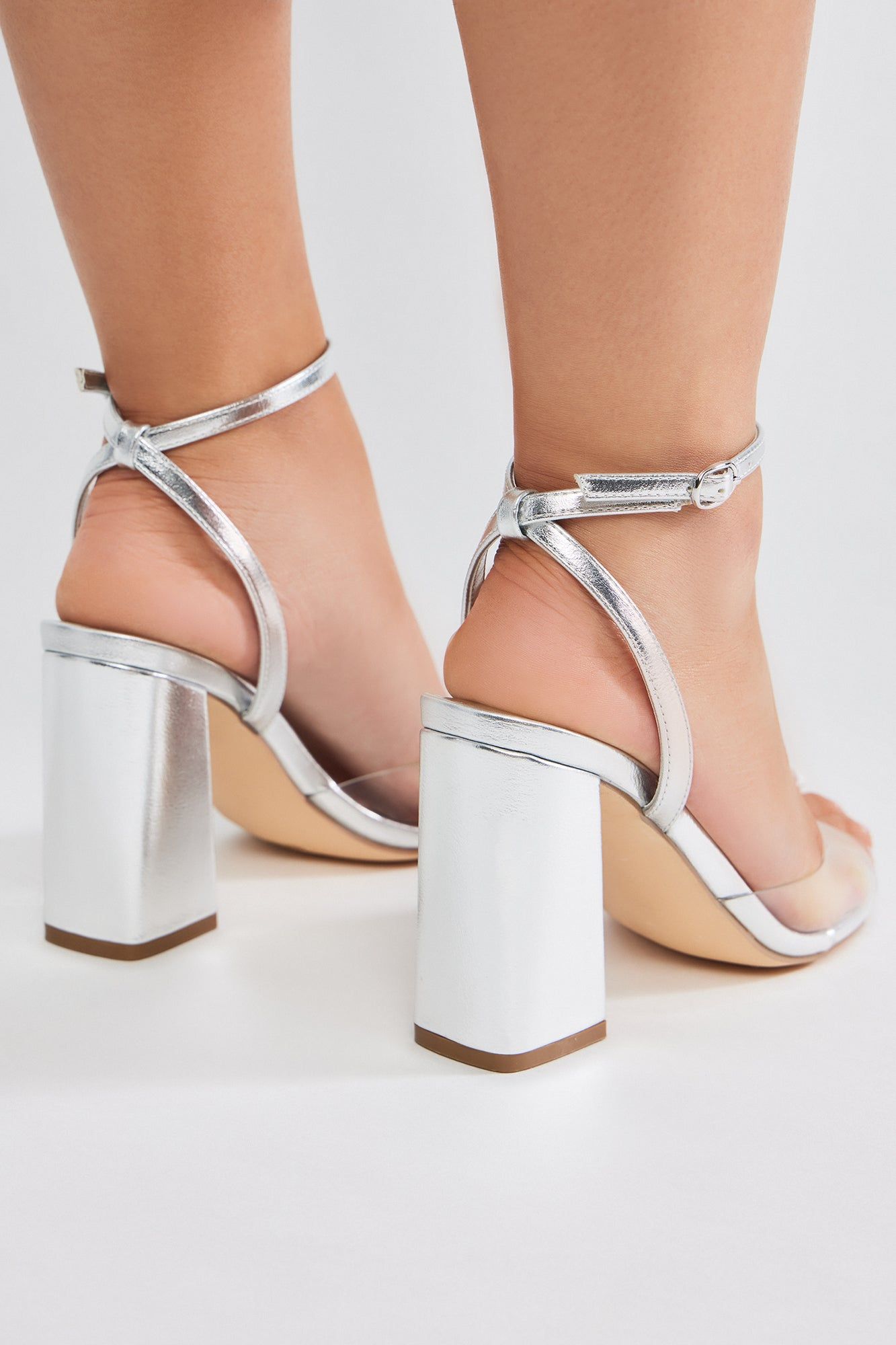 Keeping Up With You Heels - Silver sold by Fashion Nova product image thumbnail 3