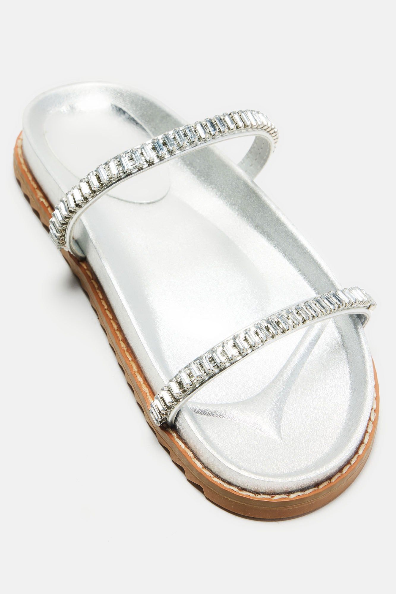 It's A Must Flat Sandals - Silver sold by Fashion Nova product image thumbnail 5
