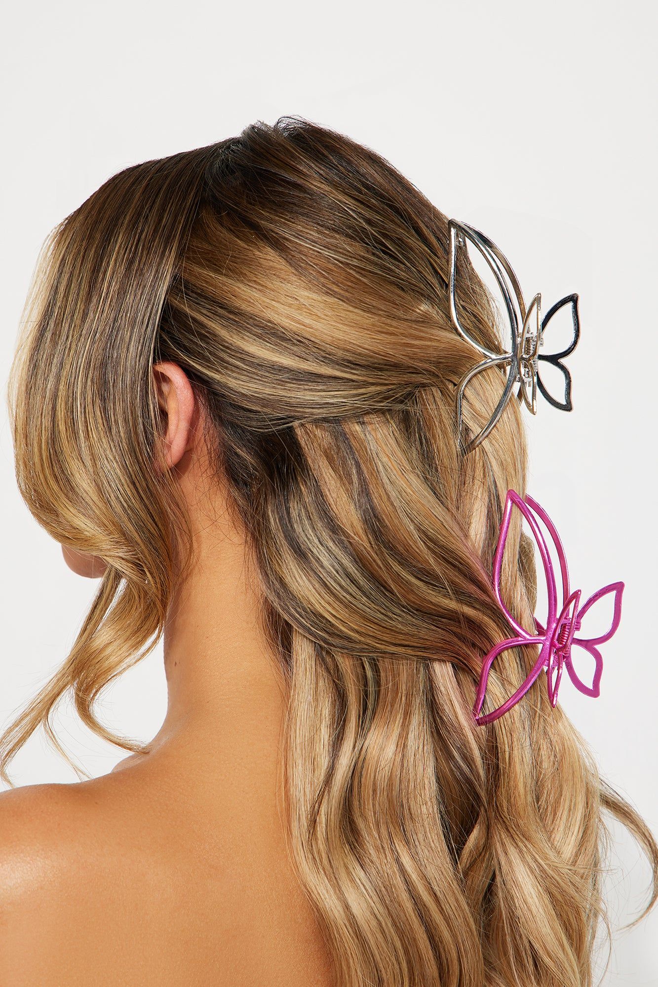 She's A Fly Girl Claw Clip Set - Multi Color sold by Fashion Nova