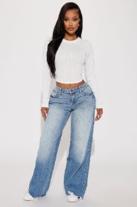Dahlia Baggy Jeans - Medium Wash sold by Fashion Nova