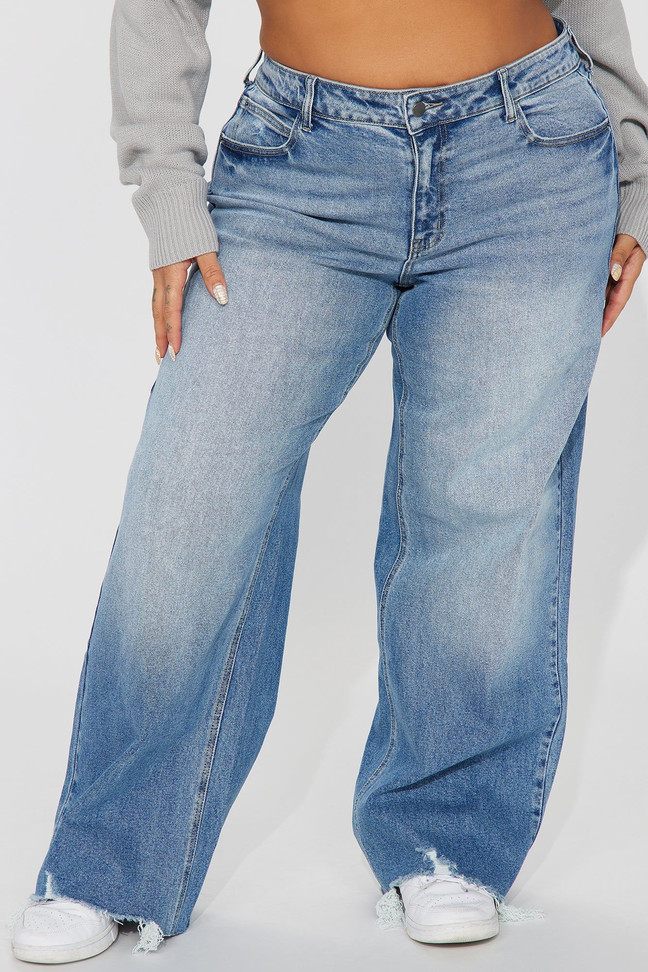 Dahlia Baggy Jeans - Medium Wash sold by Fashion Nova product image thumbnail 6