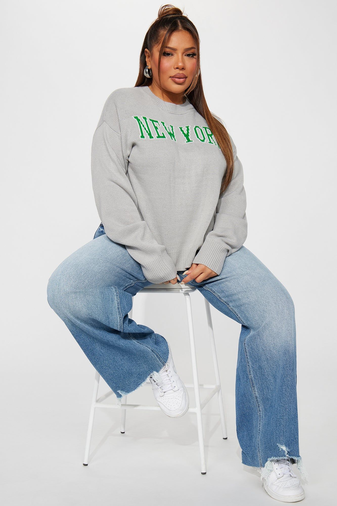 Dahlia Baggy Jeans - Medium Wash sold by Fashion Nova product image thumbnail 5