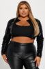 Angelic Feel Sequin Cardigan - Black sold by Fashion Nova