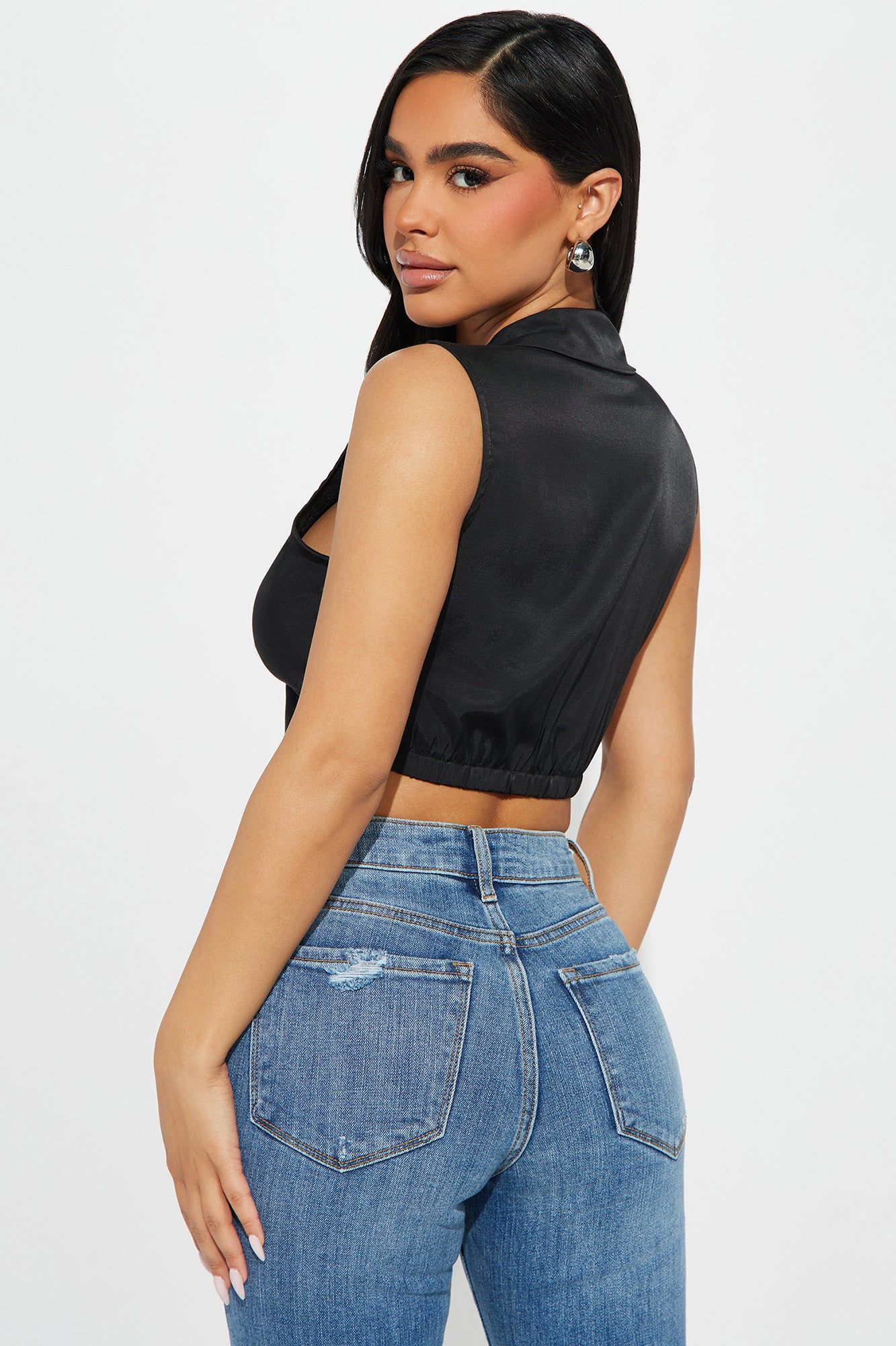 Riya Blouse Top - Black sold by Fashion Nova product image thumbnail 3