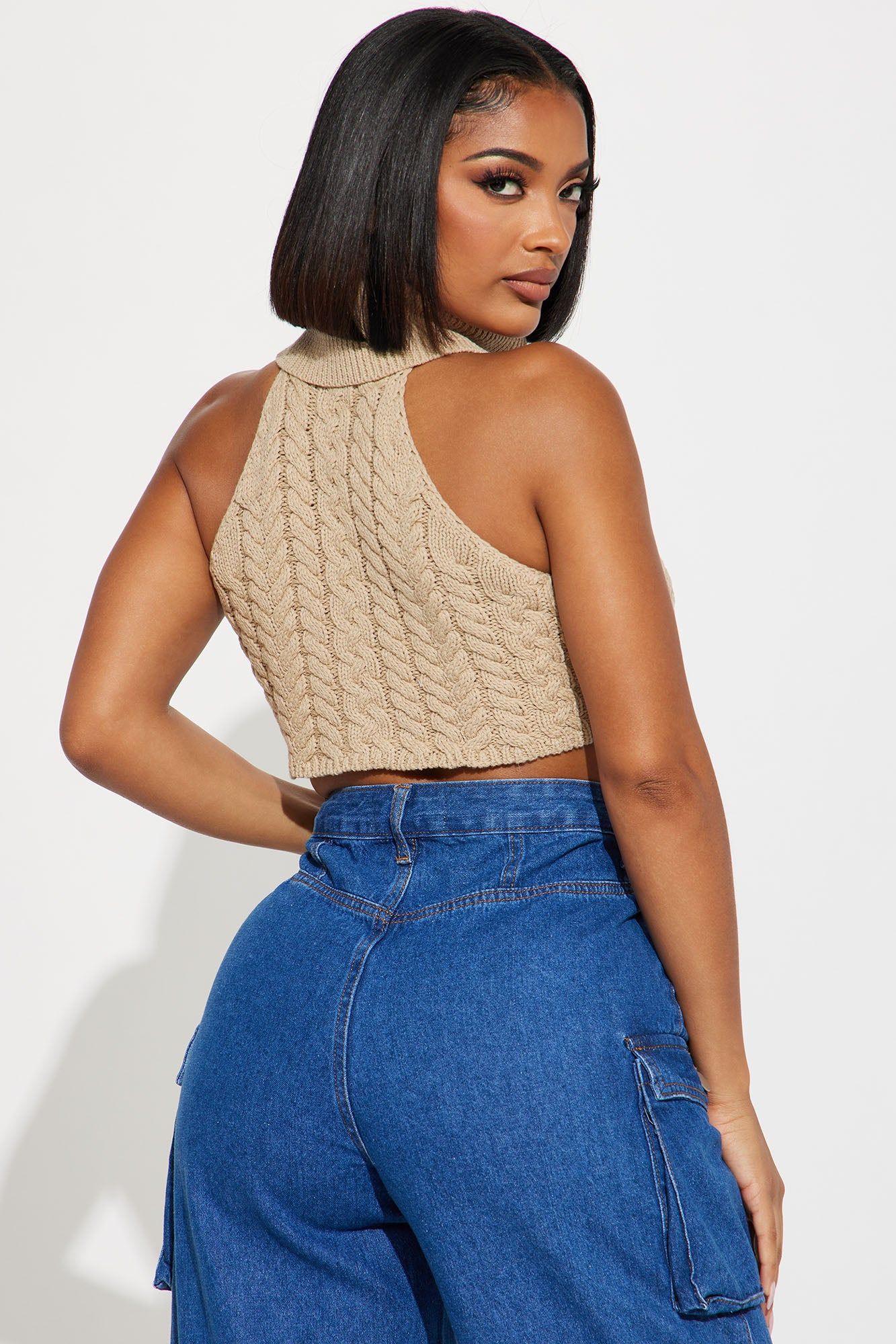 Love Flush Sweater Top - Oatmeal sold by Fashion Nova product image thumbnail 3