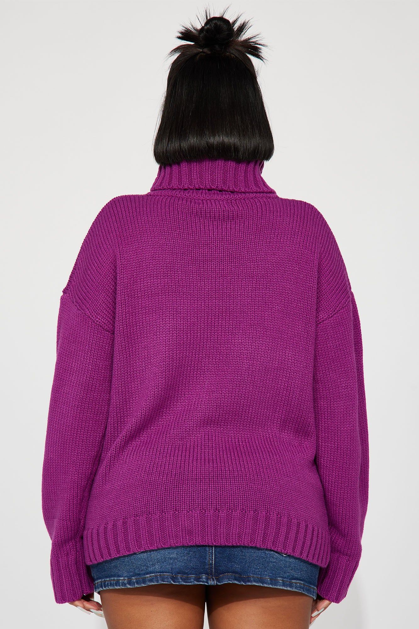 Positive Energy Sweater - Purple sold by Fashion Nova product image thumbnail 3