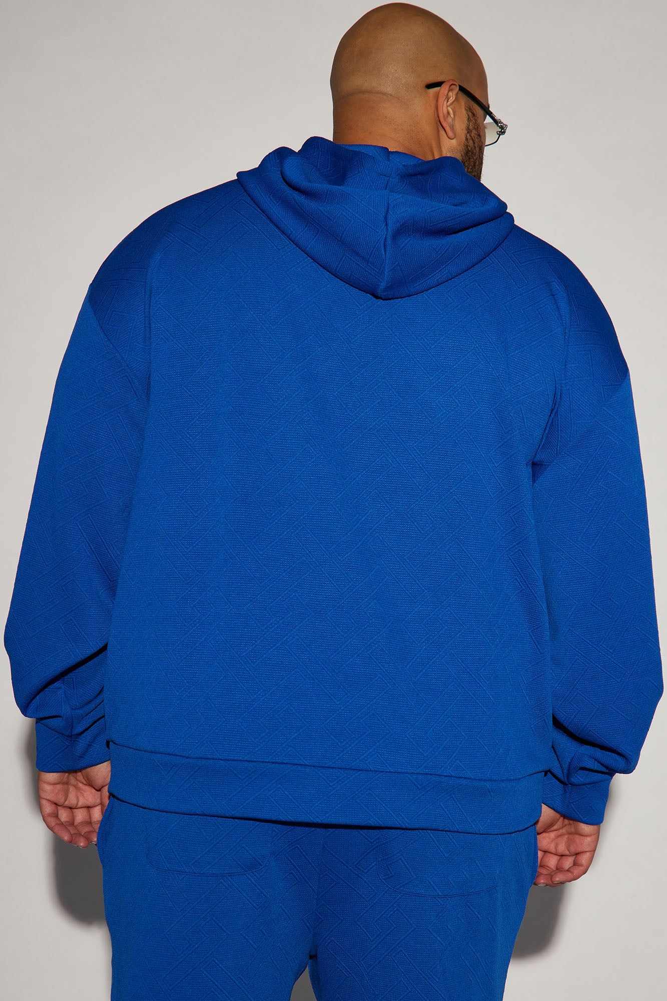 Textured Lines Hoodie - Blue sold by Fashion Nova product image thumbnail 8