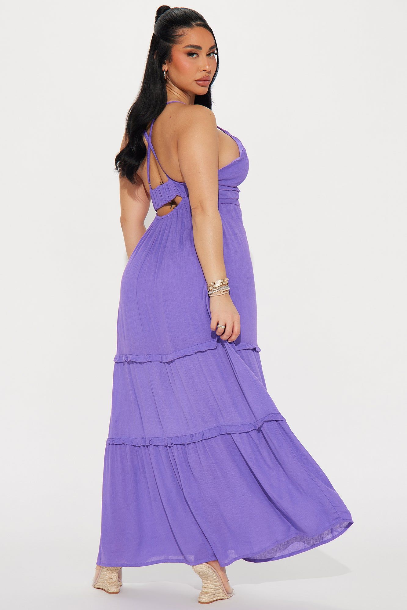 Summer Feelings Maxi Dress - Purple sold by Fashion Nova product image thumbnail 3