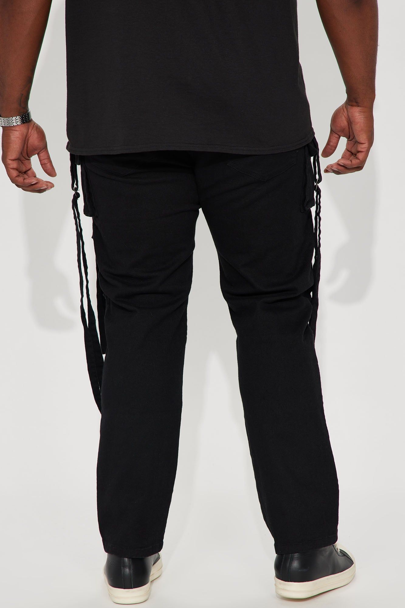 Rambo Relaxed Twill Cargo Pants - Black sold by Fashion Nova product image thumbnail 8