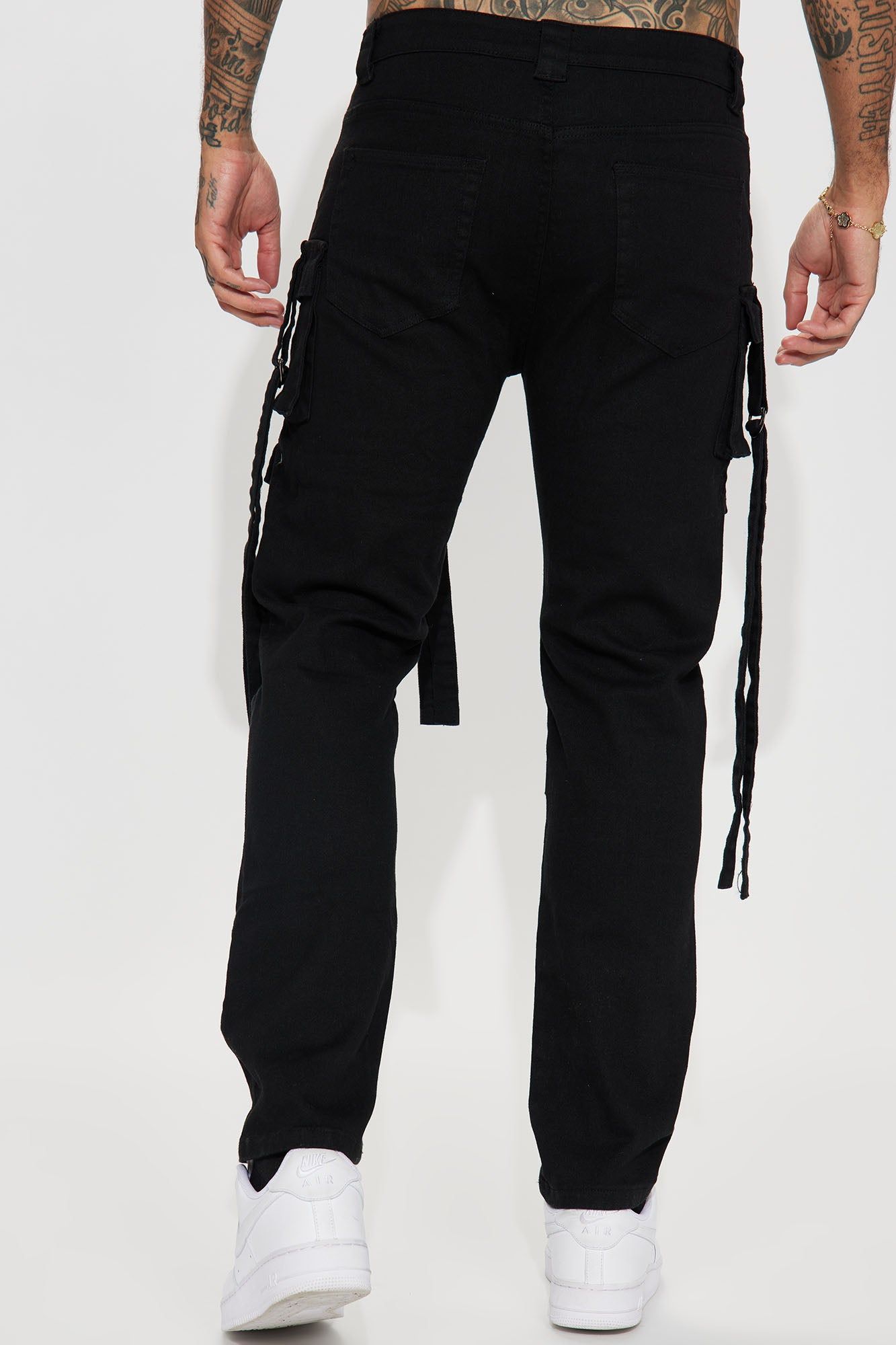 Rambo Relaxed Twill Cargo Pants - Black sold by Fashion Nova product image thumbnail 6