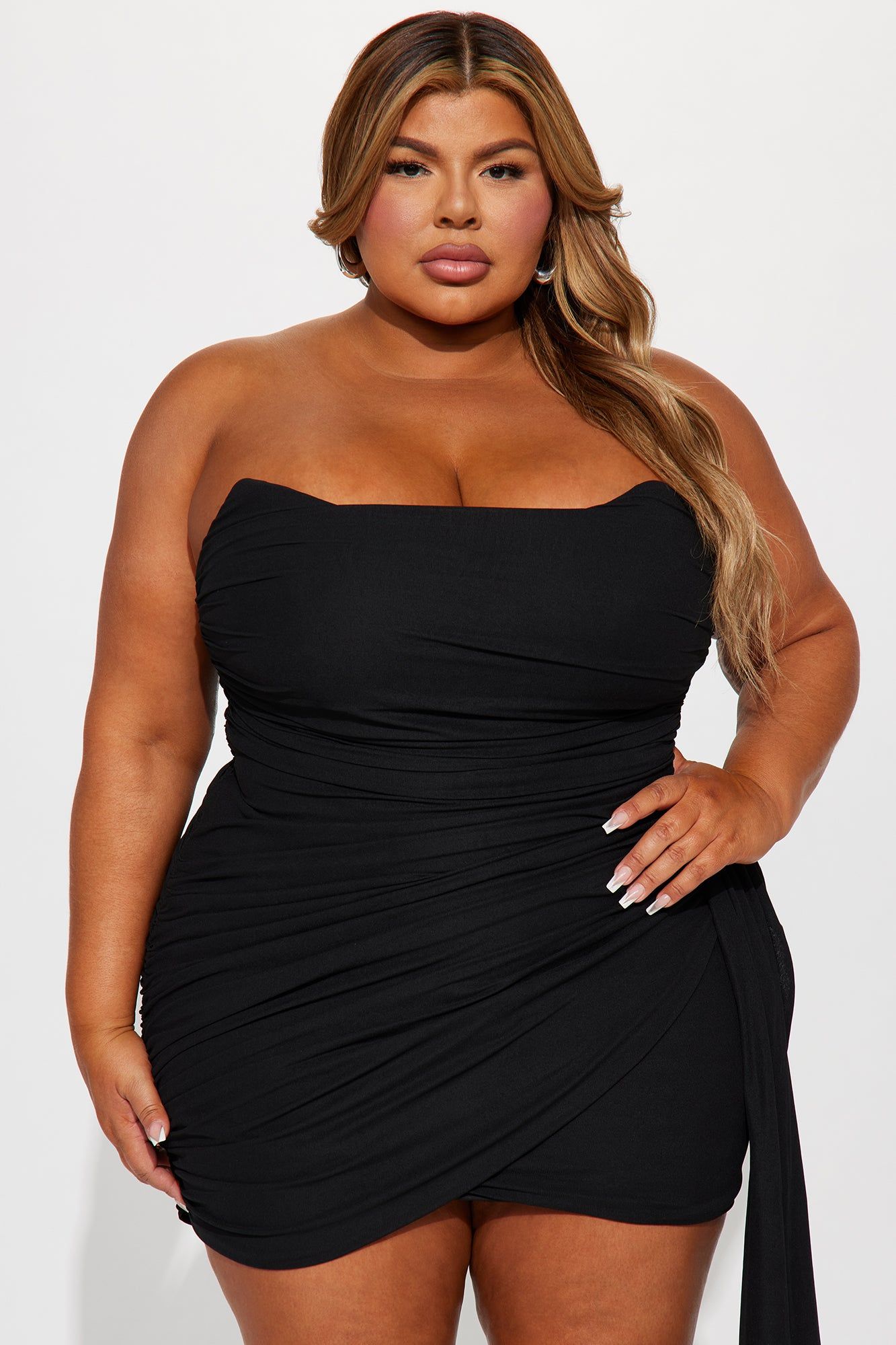 Liza Mesh Mini Dress - Black sold by Fashion Nova product image thumbnail 5